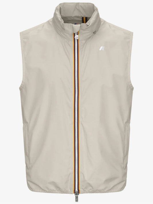 Gilet Uomo Valen Stretch Dot Beige