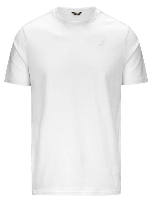 K-way T-shirt Uomo Odom Jersey Bianco