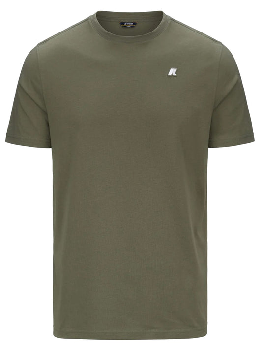 K-way T-shirt Uomo Odom Jersey Verde