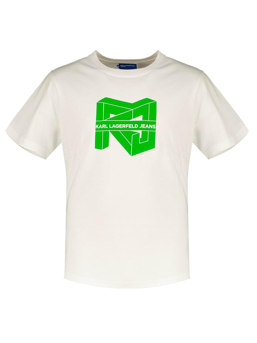 Karl Lagerfeld T-shirt Uomo Reg Cube Bianco