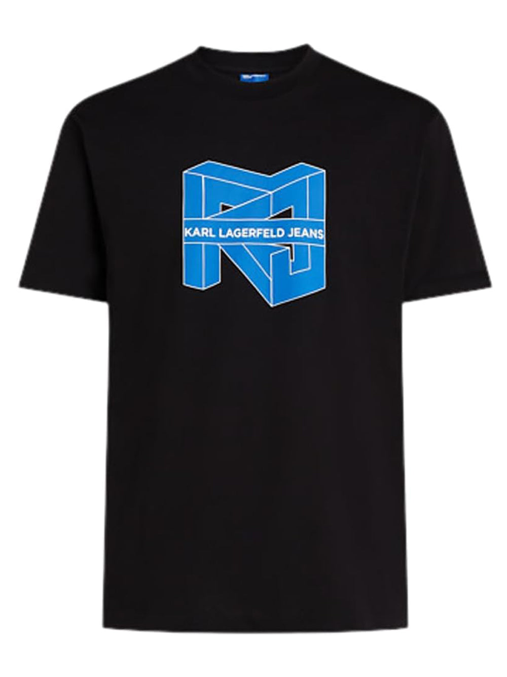 Karl Lagerfeld T-shirt Uomo Reg Cube Nero
