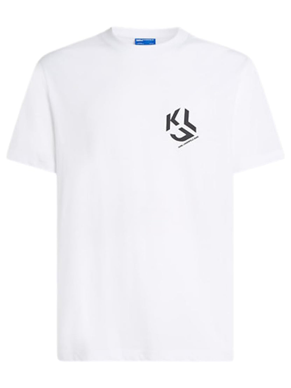 Karl Lagerfeld T-shirt Uomo Reg Monogram Bianco