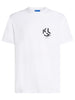 karl lagerfeld t shirt uomo reg monogram bianco 4188527