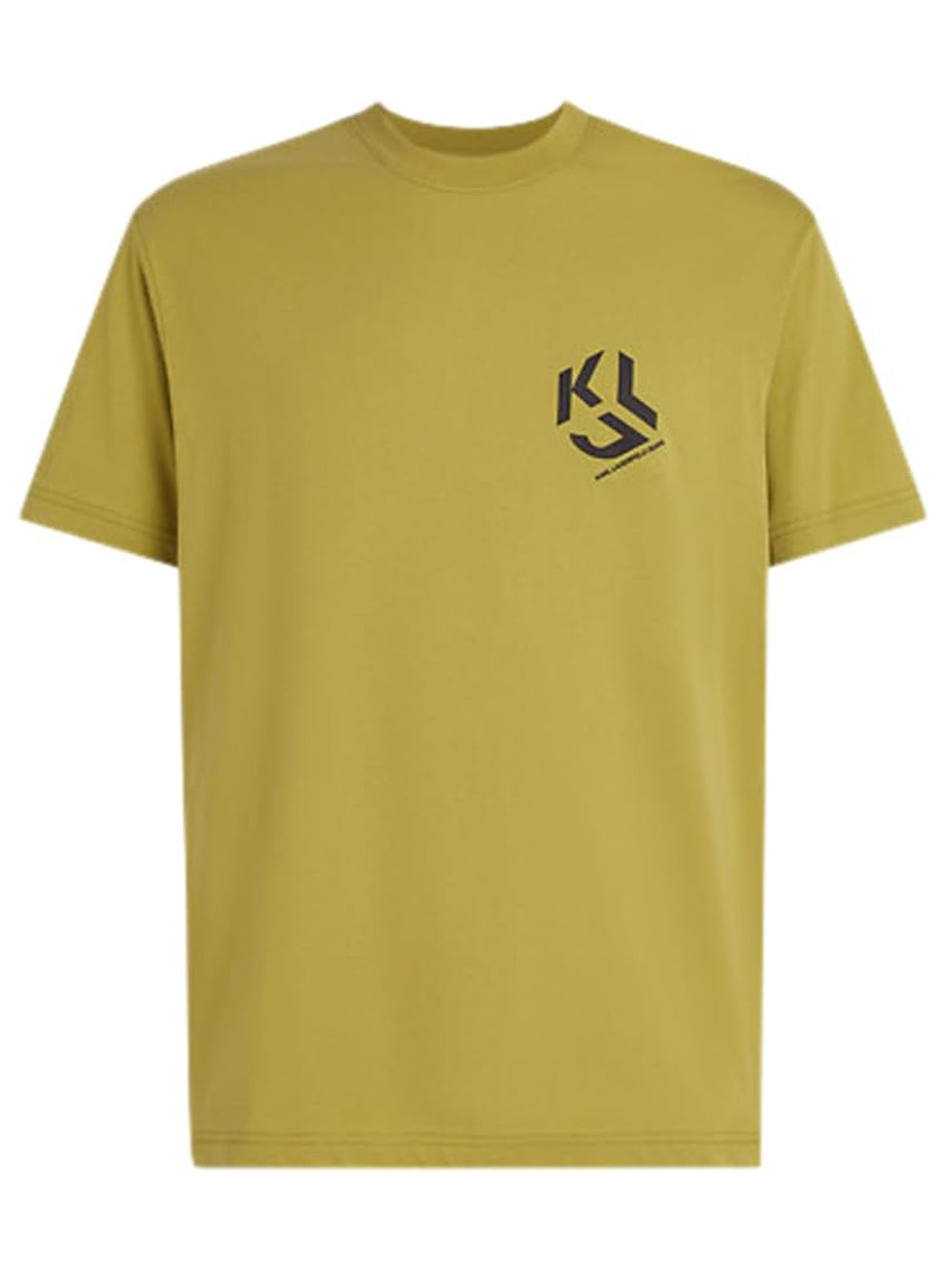 Karl Lagerfeld T-shirt Uomo Reg Monogram Verde