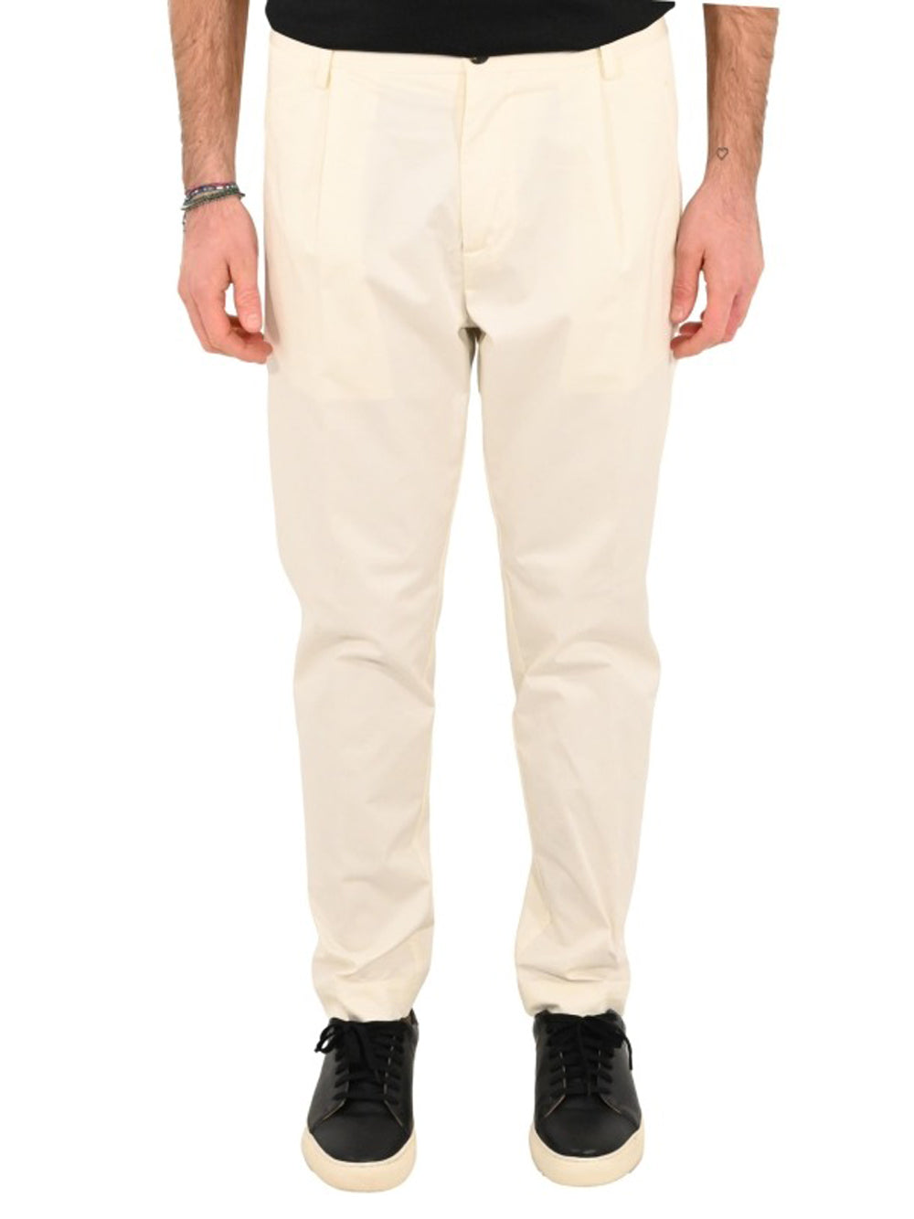 OUT FIT Pantalone Casual Uomo OF1S2S5P014 Bianco
