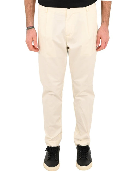 OUT FIT Pantalone Casual Uomo OF1S2S5P014 Bianco