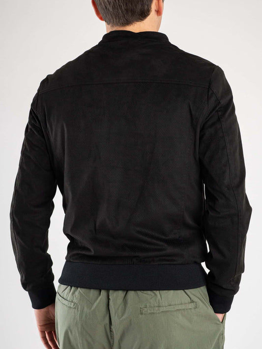 Over-D Giacca in Pelle Uomo OC1S2S5J07 Nero