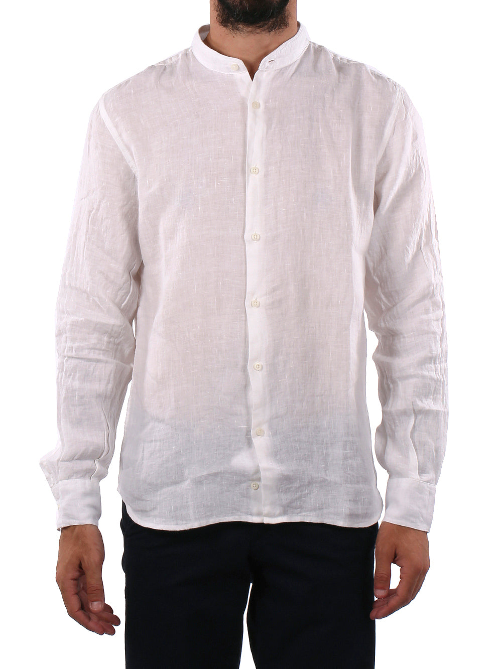Camicia Casual Uomo coreana m/l Bianco