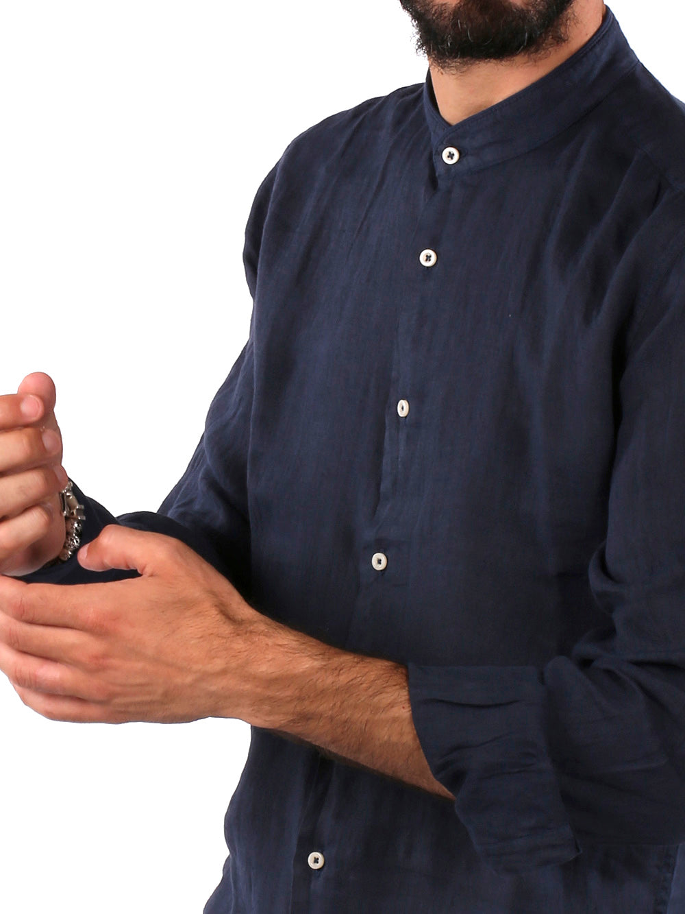 Camicia Casual Uomo coreana m/l Blu