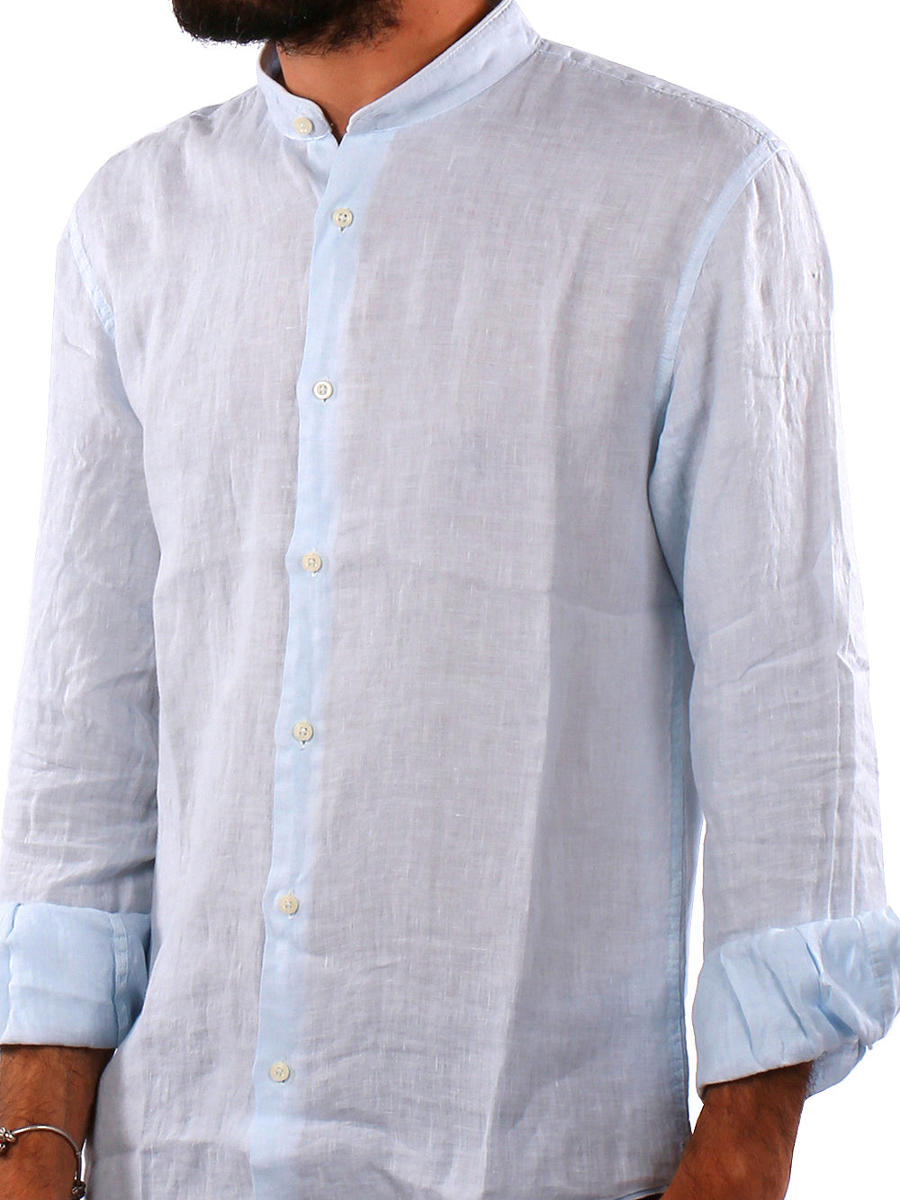 Camicia Casual Uomo coreana m/l Bianco