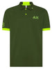 sun68 polo uomo logo fluo verde 596177