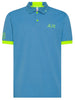 sun68 polo uomo logo fluo blu 2133321