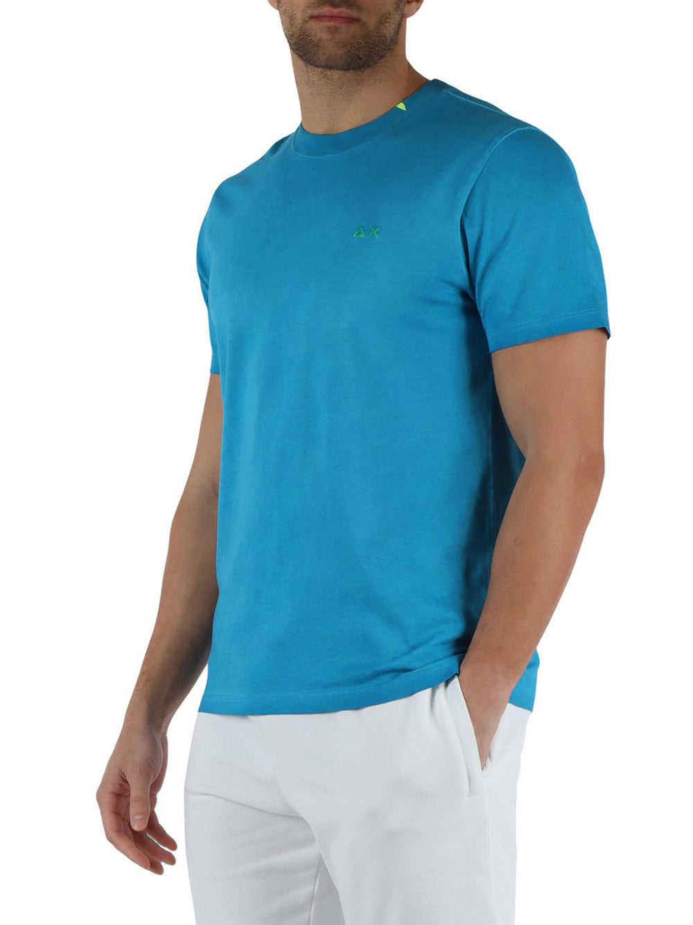 T-shirt Uomo Special Dyed Beach Blu