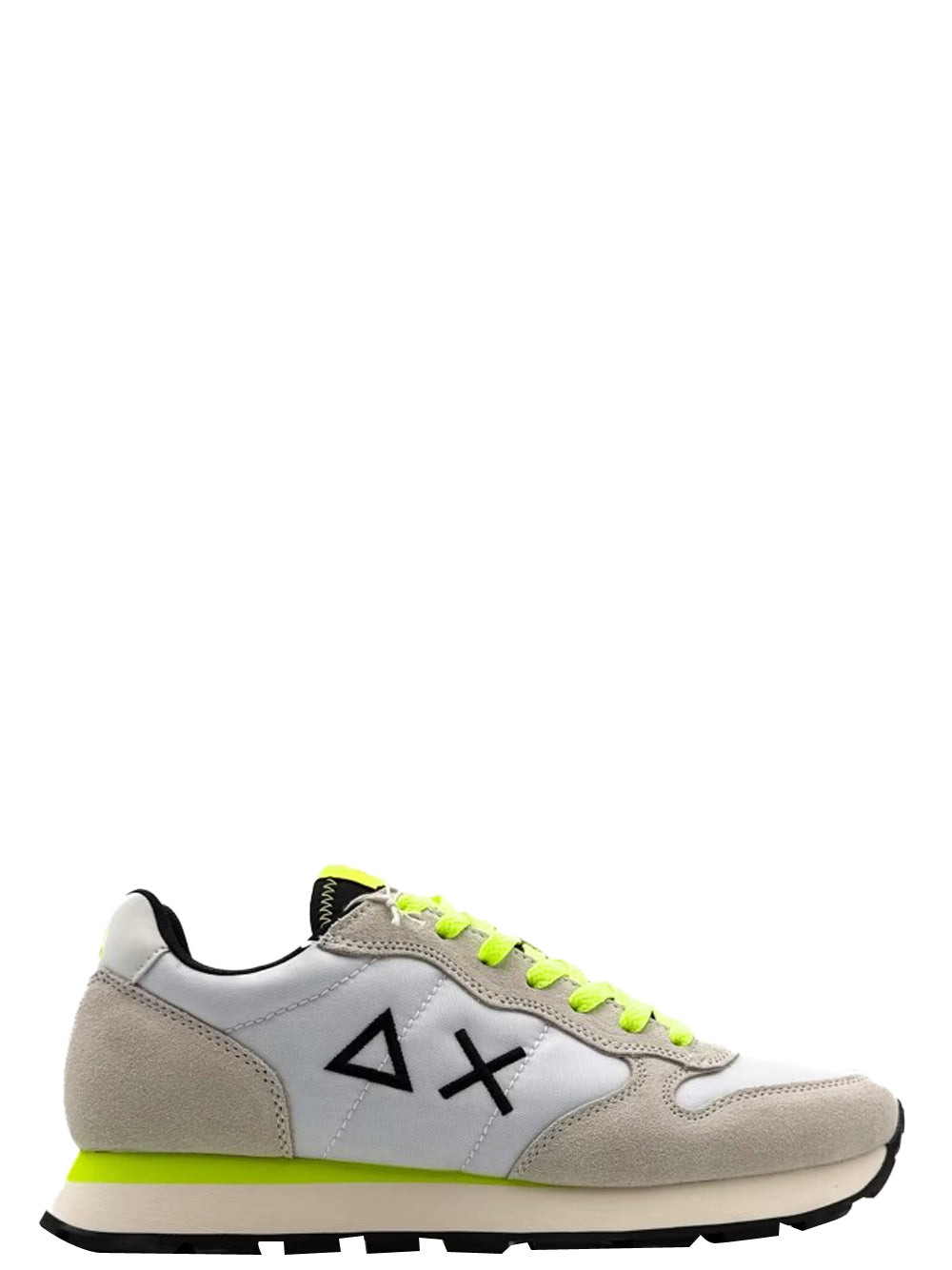 Sun68 Sneakers Uomo Tom Fluo Bianco