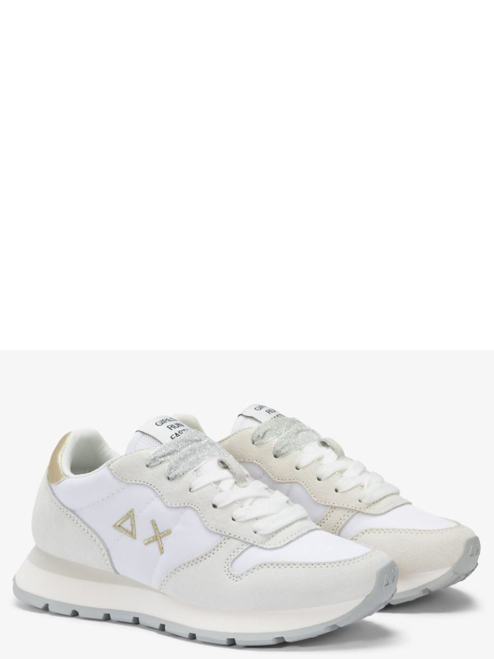 Sun68 Sneakers Donna Ally Gold Silver Bianco