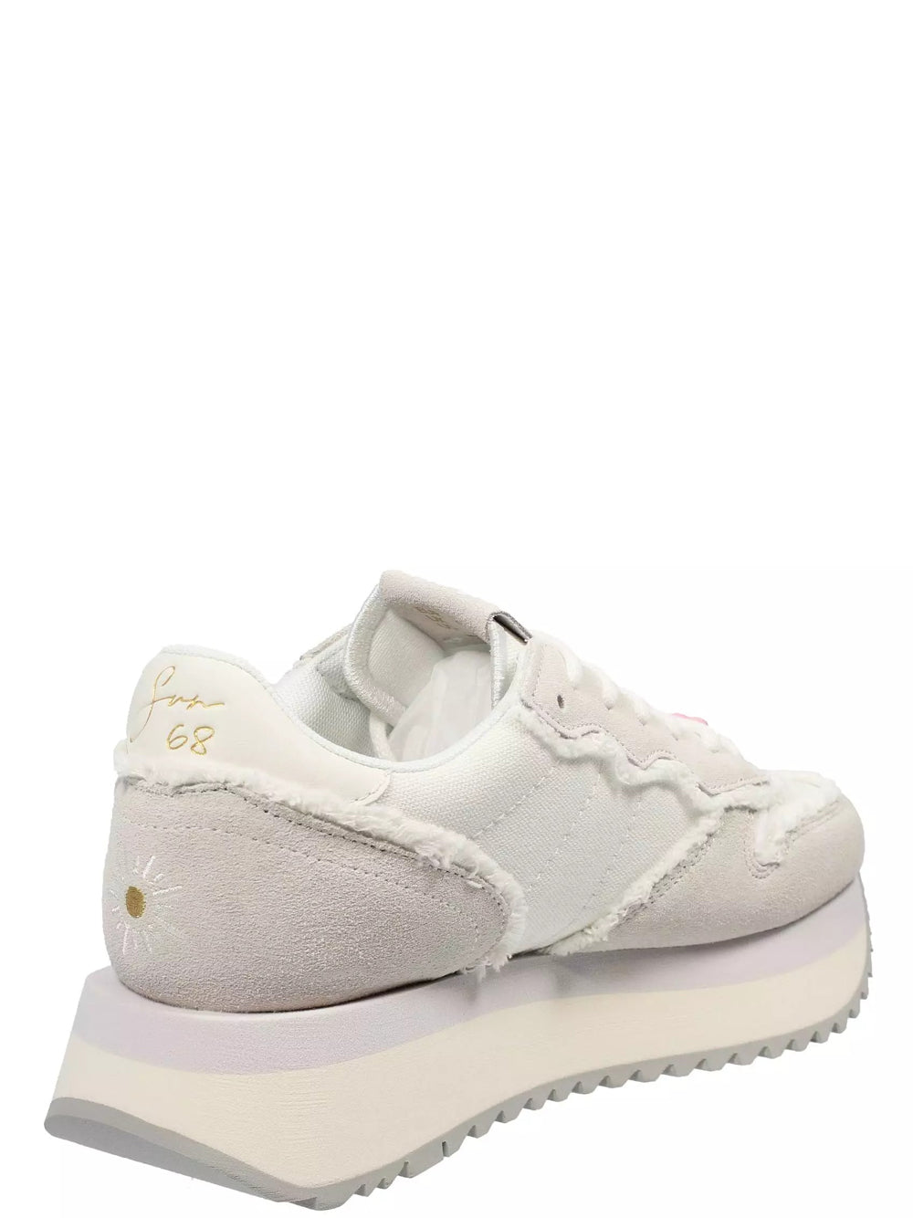 Sun68 Sneakers Donna Big Stargirl Canvas Bianco