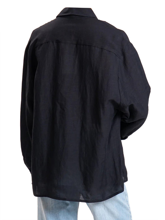 Camicia Casual Donna Nero