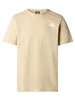 the north face t shirt uomo nf0a87np beige 2913682