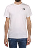 the north face t shirt uomo nf0a87np bianco 3676087