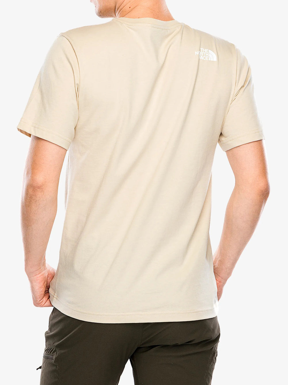 The North Face T-shirt Uomo Mountain Line Beige