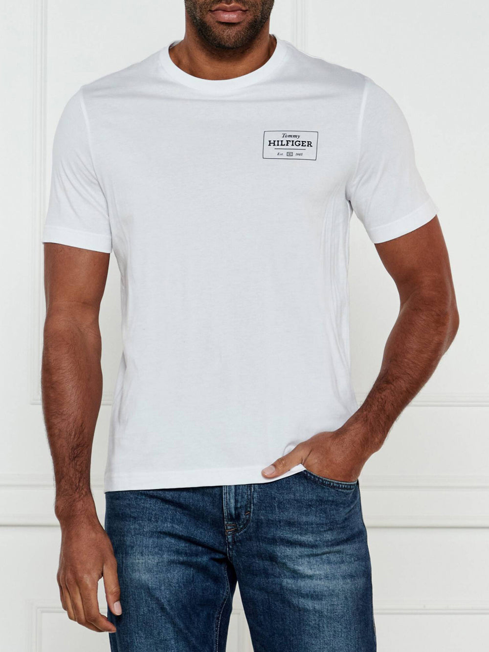 T-shirt Uomo Monotype Bianco