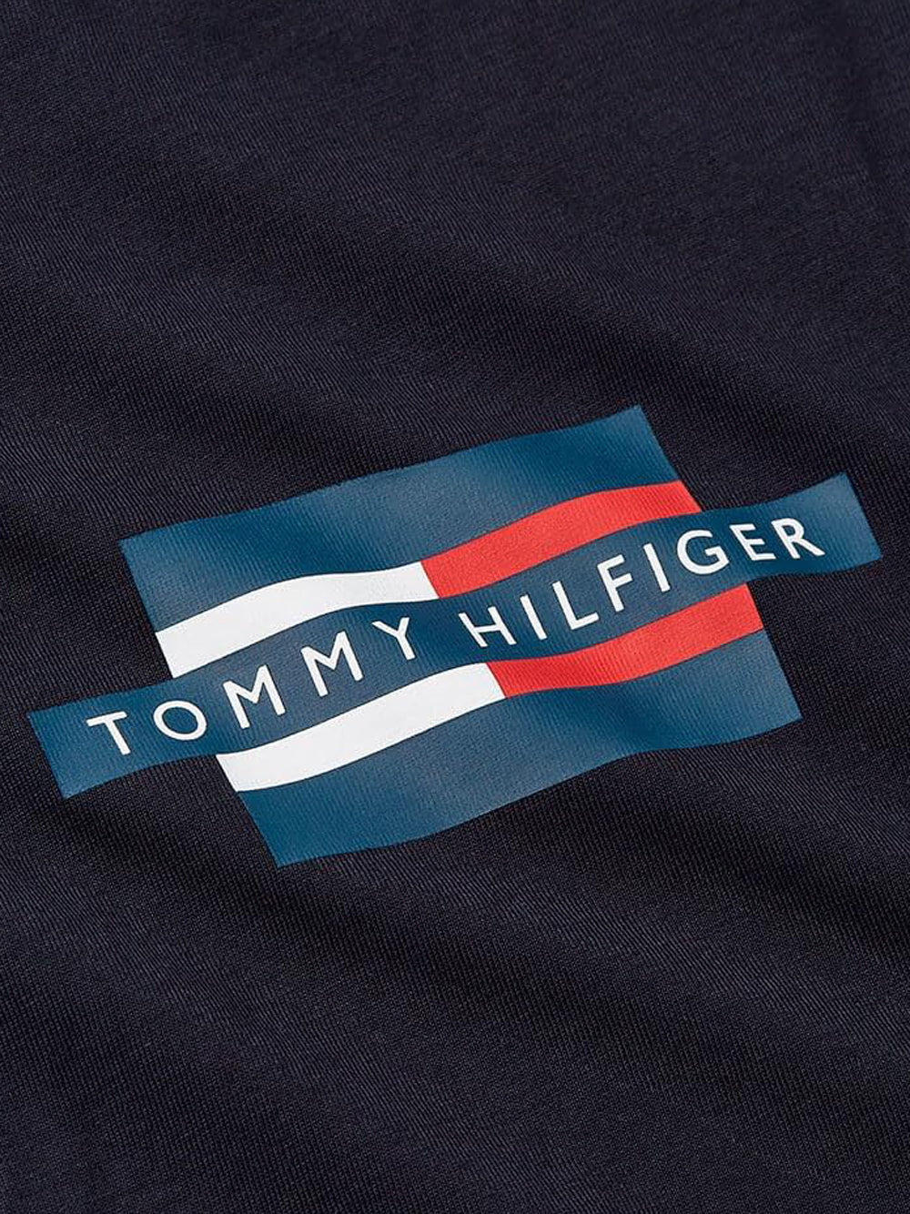 Tommy Hilfiger T-shirt Uomo Flag Blu