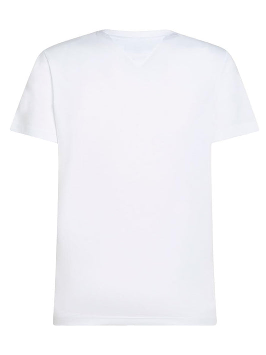 Tommy Hilfiger T-shirt Uomo Flag Bianco