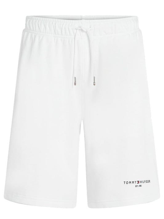 Tommy Hilfiger Pantalone Tuta Uomo MW0MW38698 Bianco