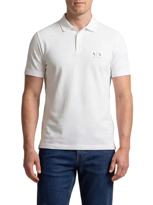 Polo Uomo Bianco ottico