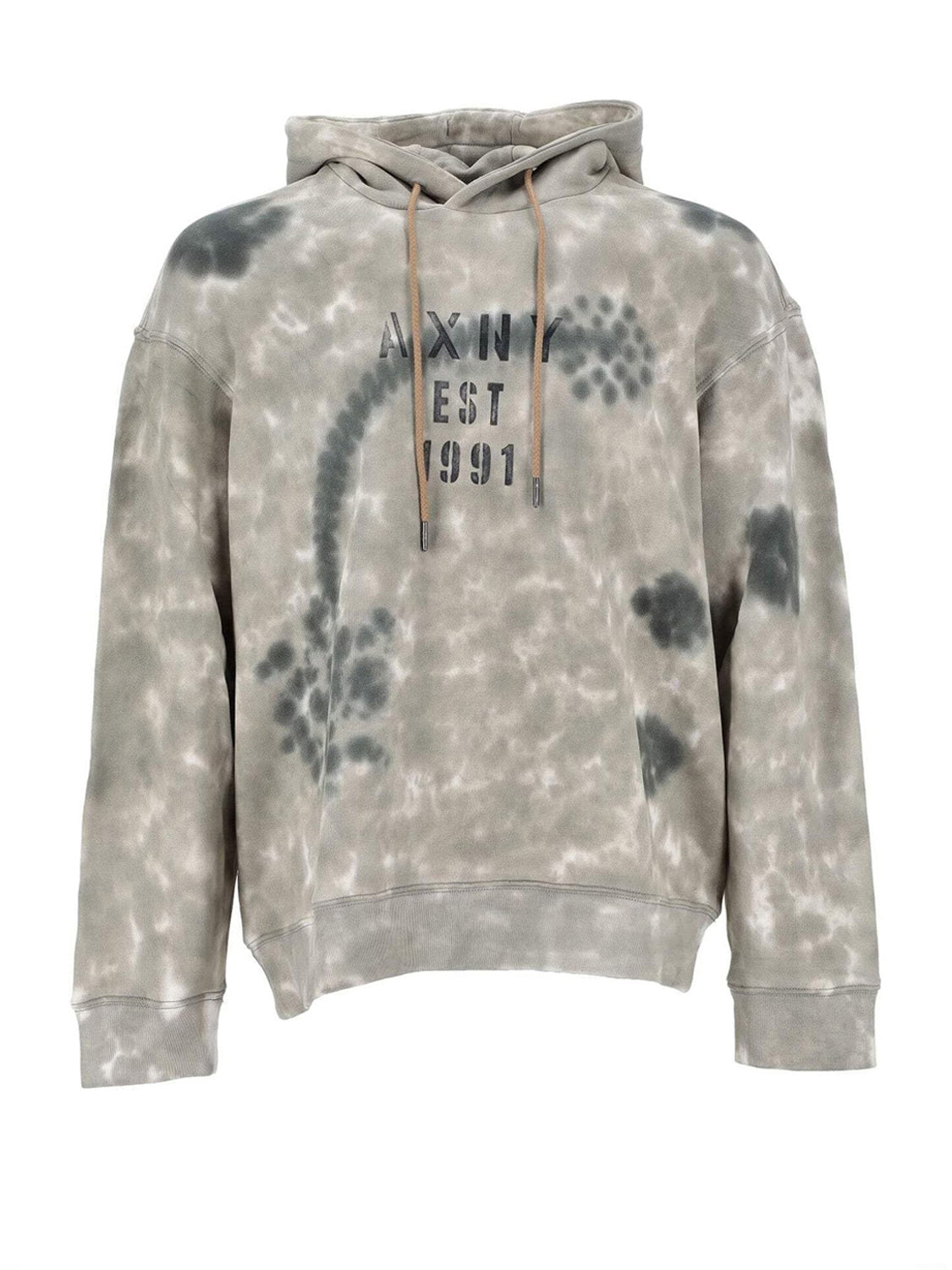 Felpa Cappuccio Uomo Beige scuro