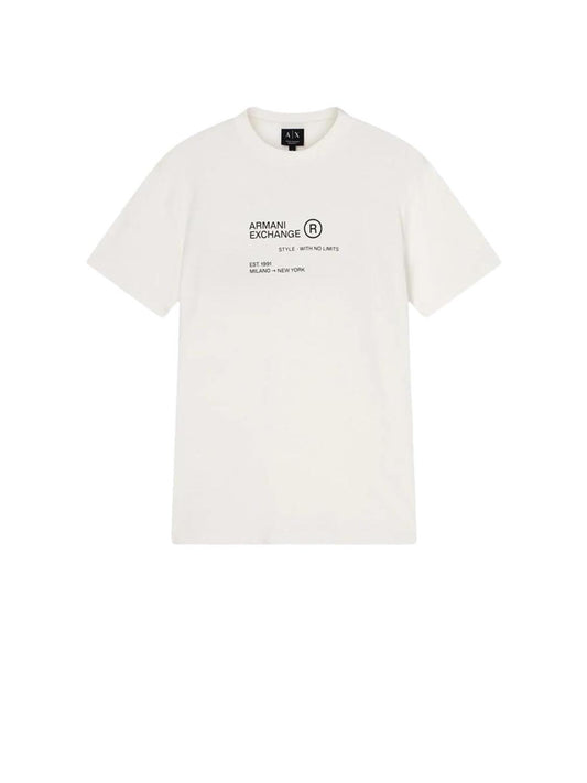 T-shirt Uomo Bianco ottico