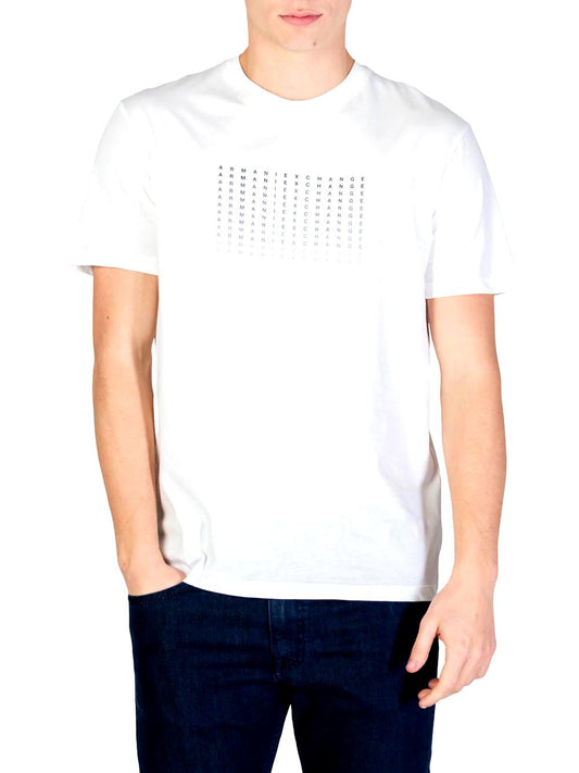 Armani Exchange T-shirt Uomo Bianco ottico