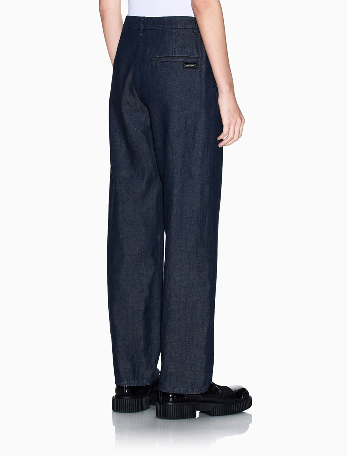 Jeans Largo Donna Denim