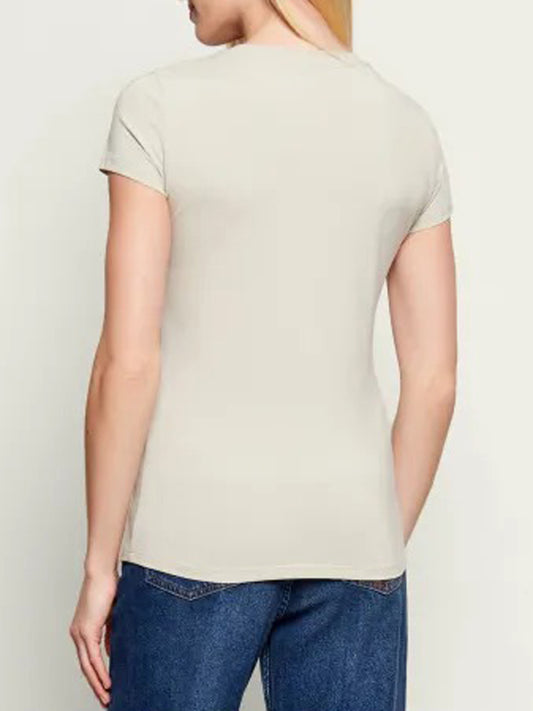 Armani Exchange T-shirt Donna Bianco ottico