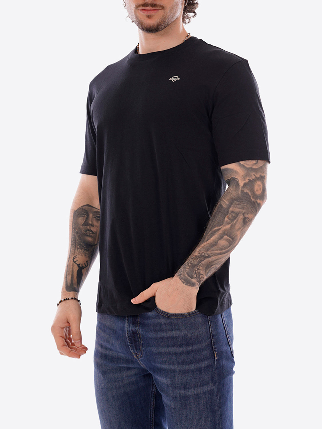 T-shirt Uomo Errol Nero