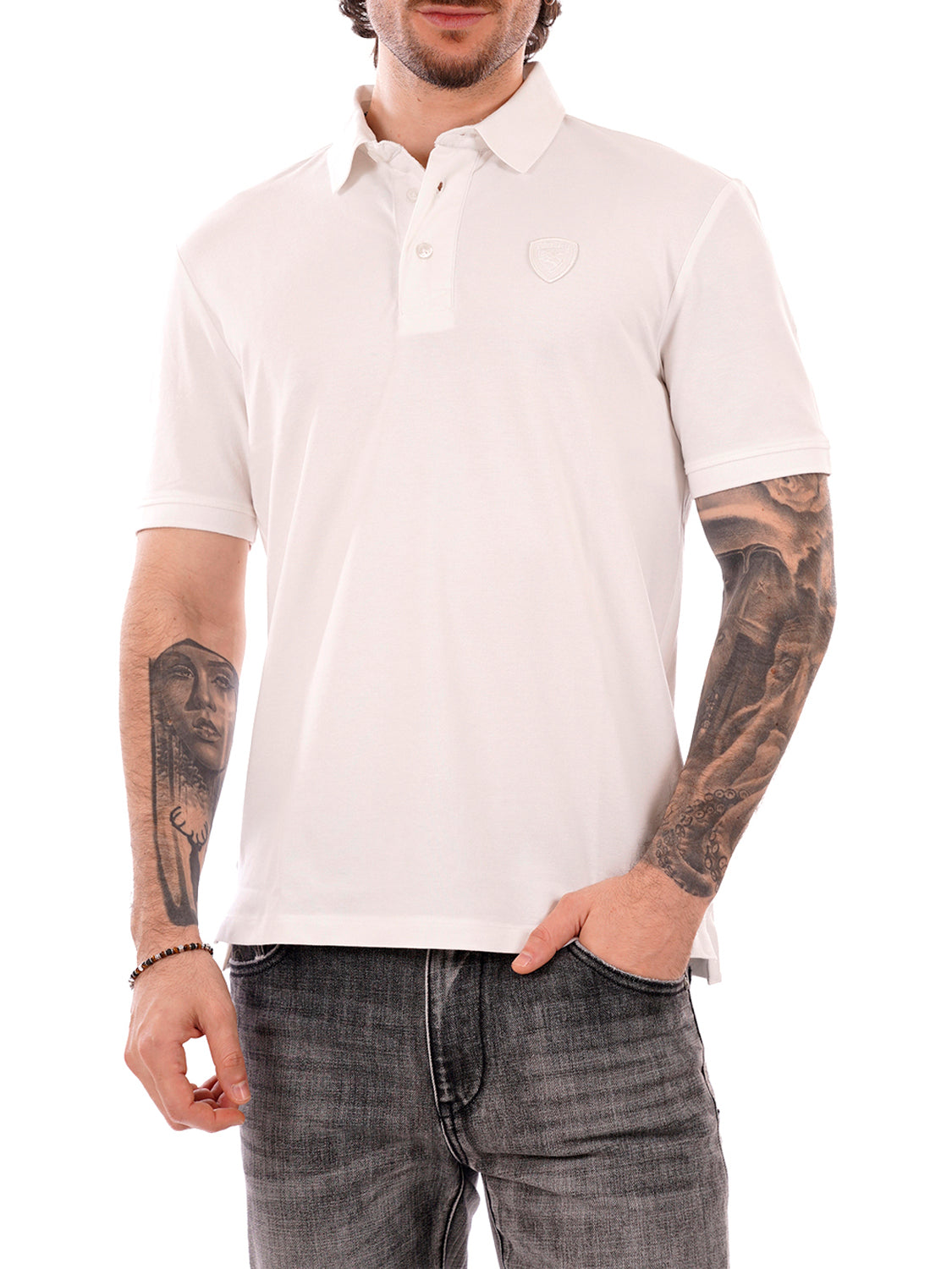 Polo Uomo Albans Bianco ottico