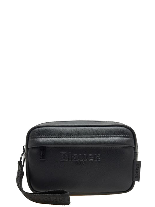 Blauer Borsa Pochette Uomo Nero