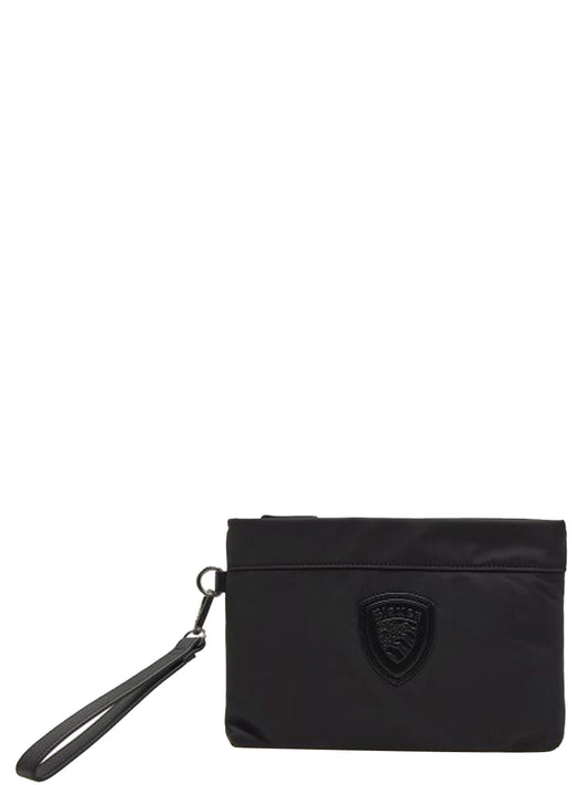Blauer Borsa Pochette Uomo Nero
