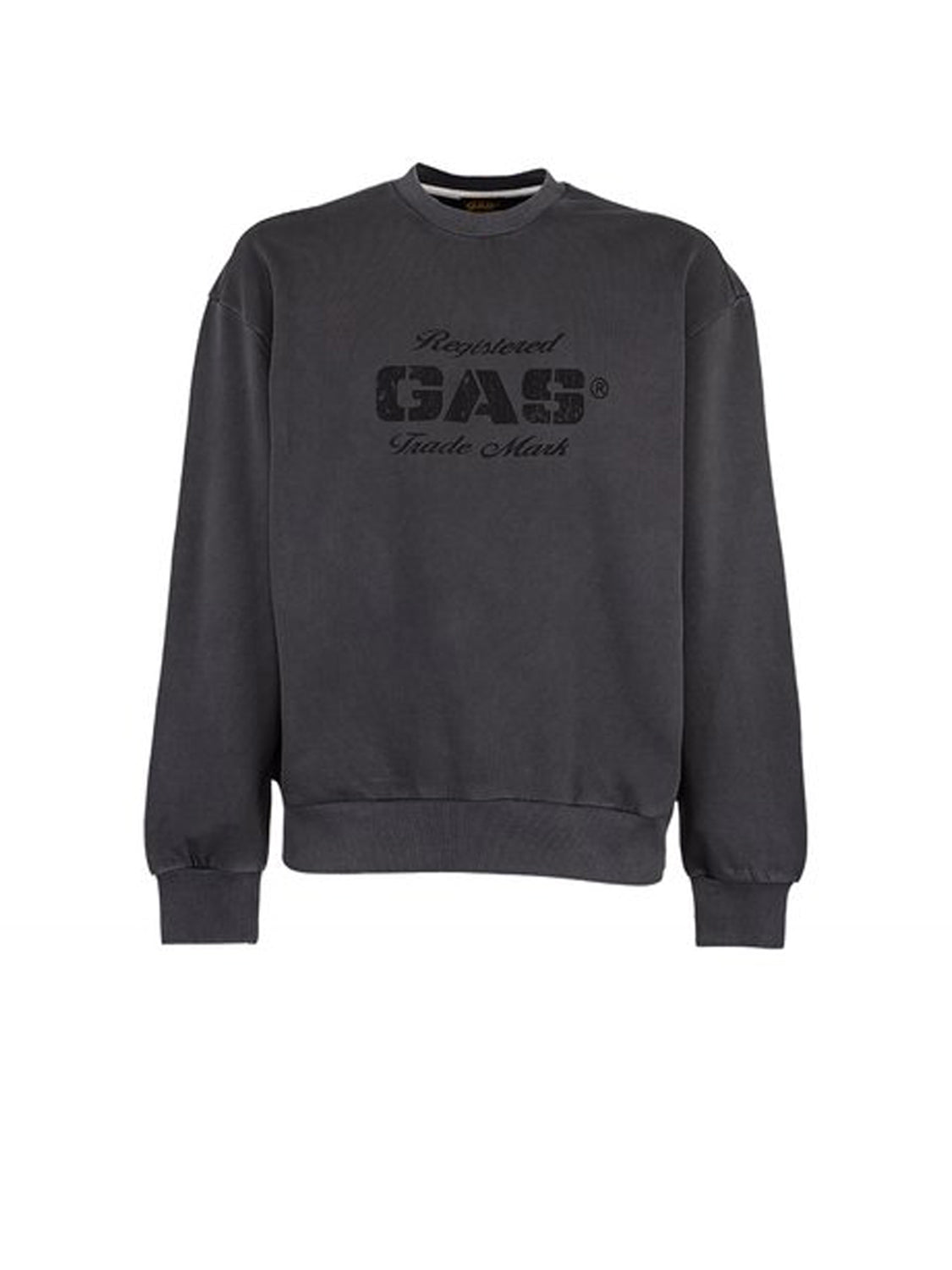 Gas Felpa Girocollo Uomo Dean Grigio Asfalto