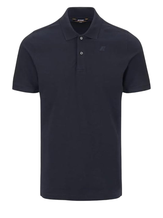 Polo Uomo Amedee Pique Blu scuro