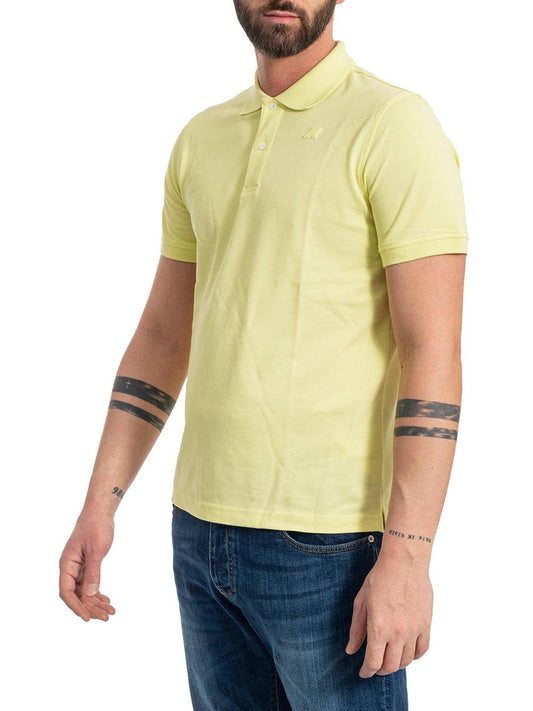 Polo Uomo Amedee Pique Giallo Lime