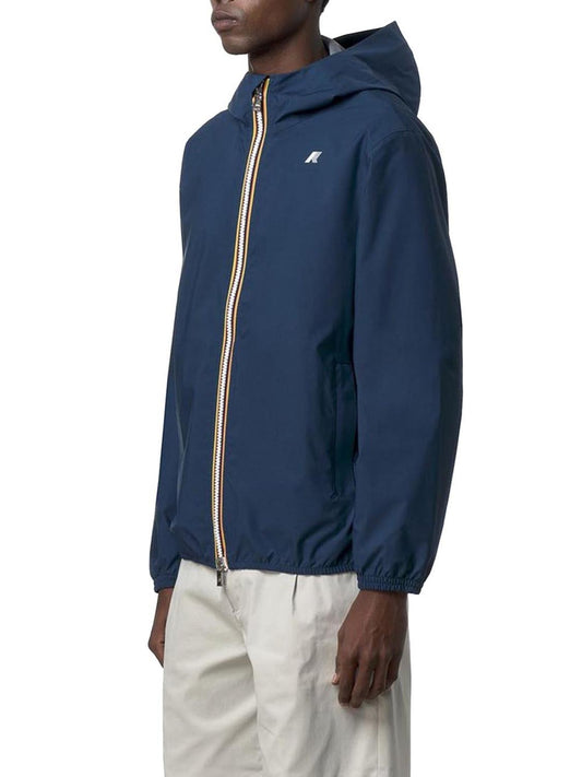Giacca Leggera Uomo Jack Stretch Dot Blu cobalto