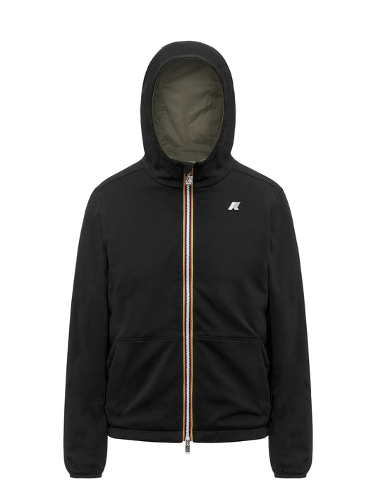 K-way Giacca Leggera Unisex Jake Double Interlock Nero