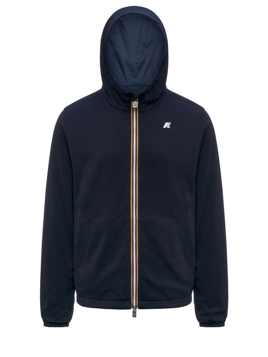 Giacca Leggera Unisex Jake Double Interlock Blu Scuro