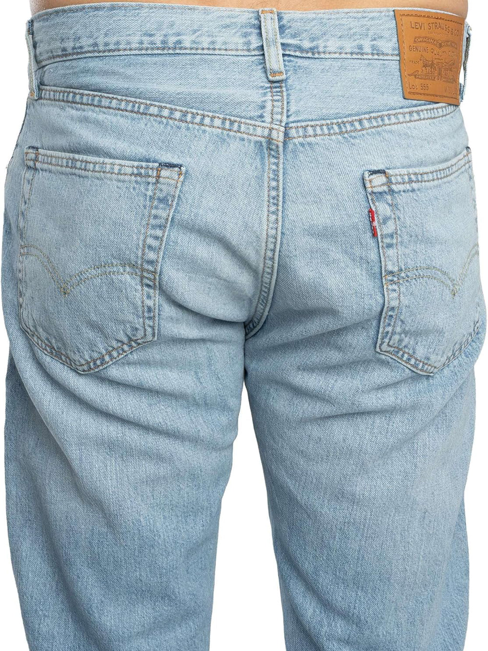 Jeans Slim Uomo 555™ Relaxed Straight Denim