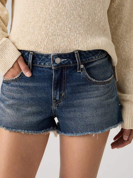 Shorts Jeans Donna Low Denim