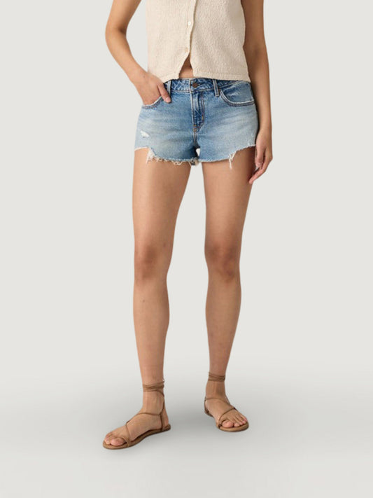 Shorts Jeans Donna Low Denim