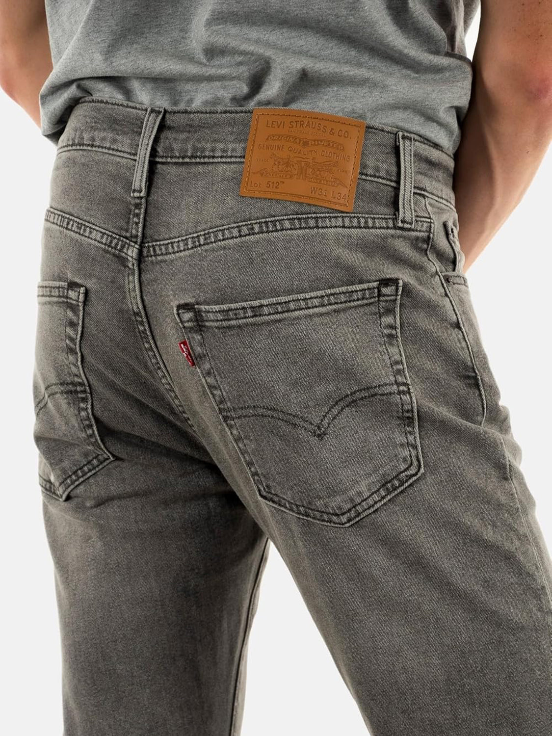 Jeans Slim Uomo 512™ Slim Grigio