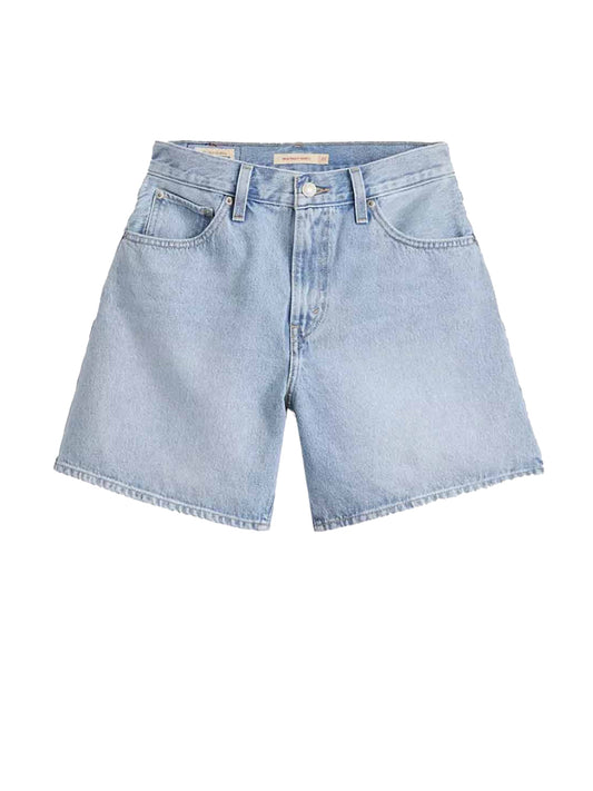 Shorts Jeans Donna High Baggy Denim