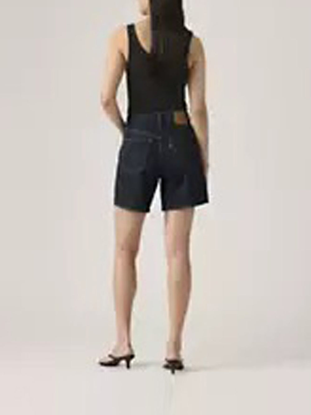Shorts Jeans Donna High Baggy Denim